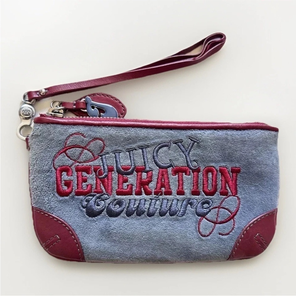 Vintage juicy couture wristlet velour bag